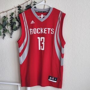 Adidas Houston Rockets #13 Red Basketball Jersey 05/16
